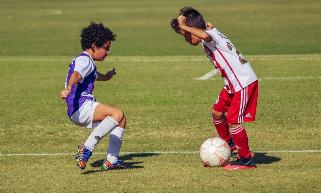 little boys, football, soccer