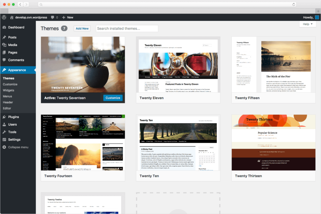bina laman web dengan wordpress